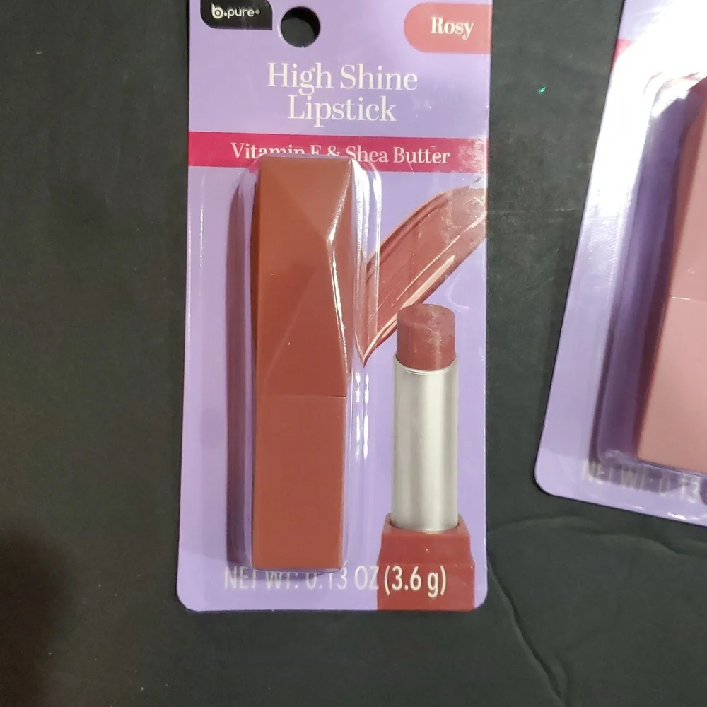 3pack‎ petal berry rosy high shine shea butter infused lipstick new
